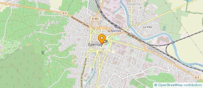 localisation de l'entreprise SCI DES NEUFS REMPARTS à EPERNAY