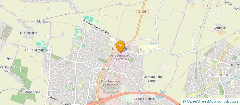 localisation de l'entreprise SCI DES NOMS D'OISEAUX  LAGORD