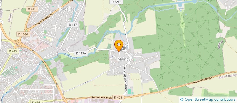localisation de l'entreprise SCI DES NONETTES  MAINCY