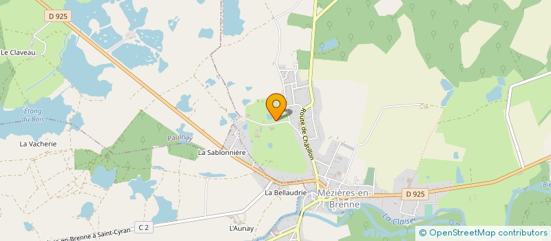 localisation de l'entreprise SCI DES NORAIES à MEZIERES-EN-BRENNE