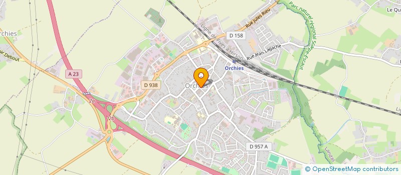 localisation de l'entreprise SCI DES NOTAIRES D'ORCHIES  ORCHIES