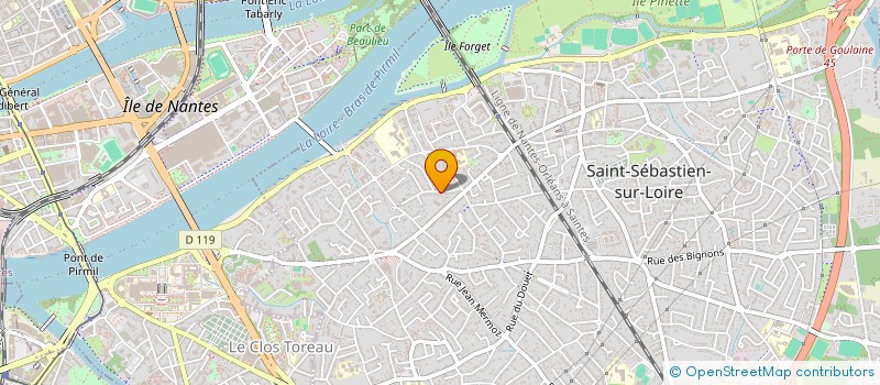 localisation de l'entreprise SCI DES NOUCETTES à SAINT-SEBASTIEN-SUR-LOIRE