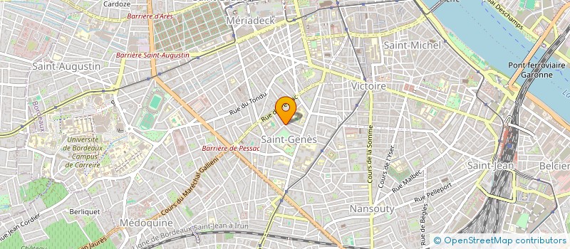 localisation de l'entreprise SCI DES NOUVEAUX CHARTRONS  BORDEAUX