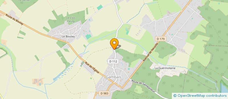 localisation de l'entreprise SCI DES NOVALES  GAMBAIS