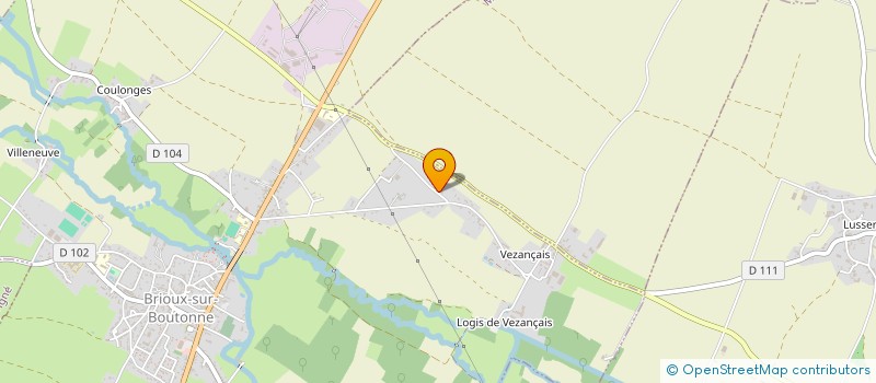 localisation de l'entreprise SCI DES NOYERS  BRIOUX-SUR-BOUTONNE