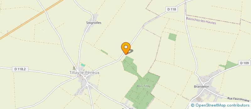 localisation de l'entreprise SCI DES NOYERS à TILLAY LE PENEUX