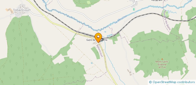 localisation de l'entreprise SCI DES NOYERS  TOLLAINCOURT