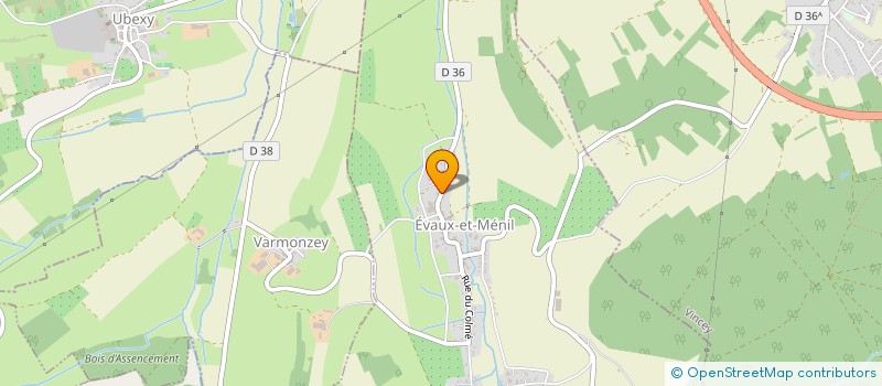 localisation de l'entreprise SCI DES NOYERS  EVAUX-ET-MENIL