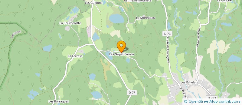 localisation de l'entreprise SCI DES NOYES PARRON  MELISEY