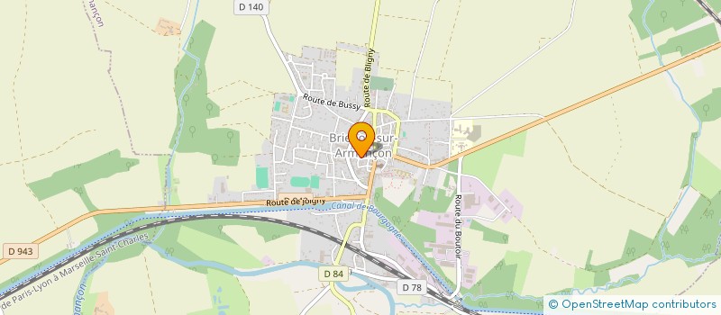 localisation de l'entreprise SCI DES OCEANIDES  BRIENON-SUR-ARMANCON