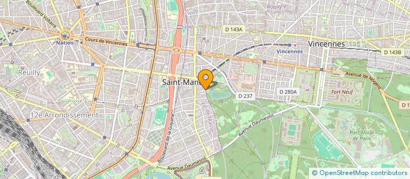localisation de l'entreprise SCI DES OCRES à SAINT-MANDE