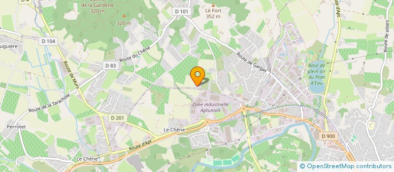 localisation de l'entreprise SCI DES OCRES  GARGAS