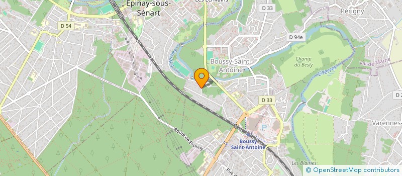 localisation de l'entreprise SCI DES OEILLETS  BOUSSY-SAINT-ANTOINE