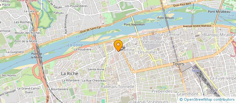 localisation de l'entreprise SCI DES OEILLETS  TOURS