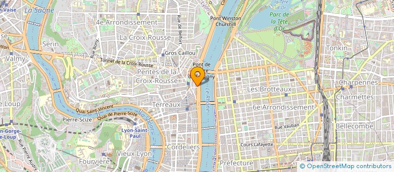 localisation de l'entreprise SCI DES OFFICES DU QUAI à LYON