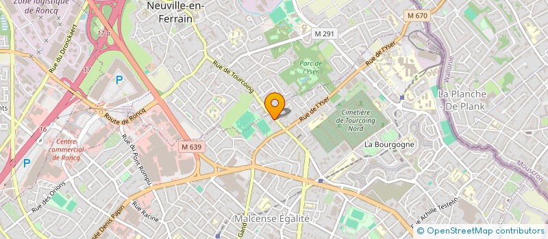 localisation de l'entreprise SCI DES OGIERS  TOURCOING