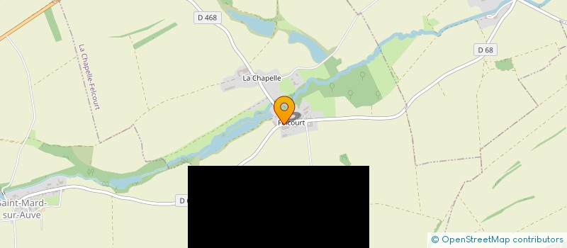 localisation de l'entreprise SCI DES OIES SAUVAGES  LA CHAPELLE-FELCOURT