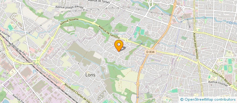 localisation de l'entreprise SCI DES OISEAUX à LONS