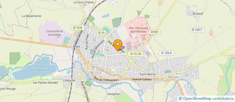 localisation de l'entreprise SCI DES OISEAUX à BROU