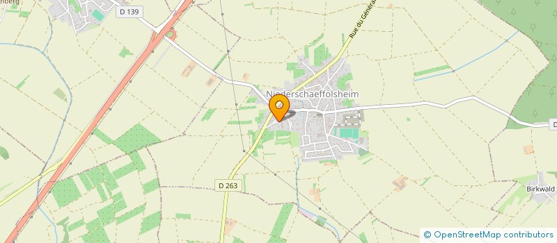 localisation de l'entreprise SCI DES OISEAUX  NIEDERSCHAEFFOLSHEIM