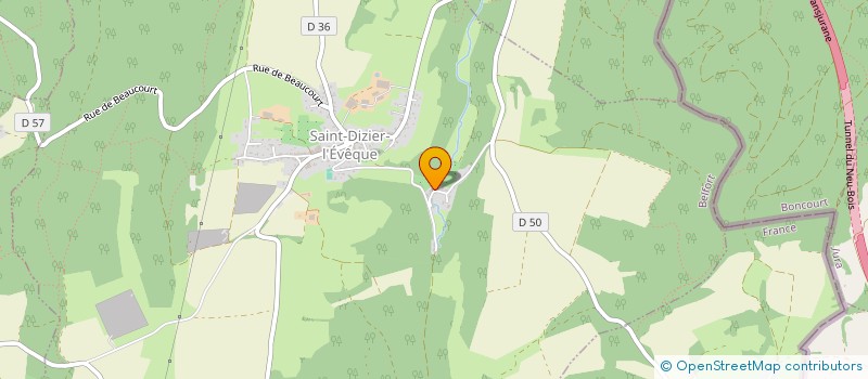 localisation de l'entreprise SCI DES OISILLONS  SAINT-DIZIER-L'EVEQUE