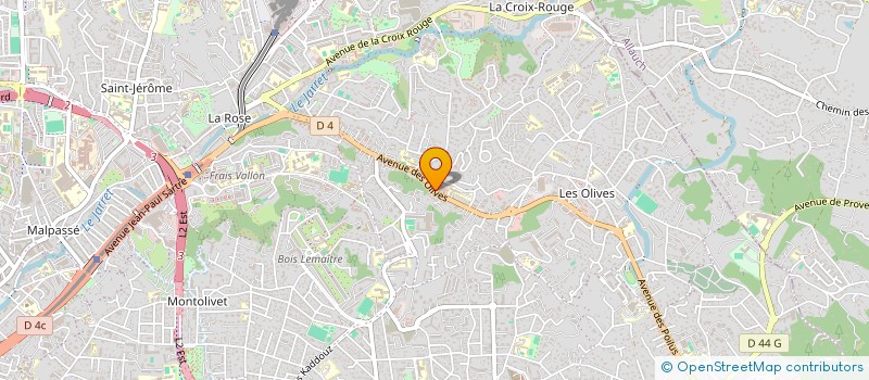 localisation de l'entreprise SCI DES OLIVES à MARSEILLE