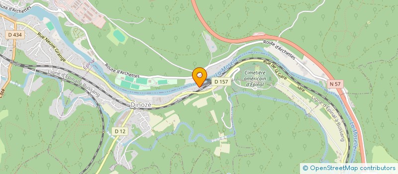 localisation de l'entreprise SCI DES OLIVETTES  DINOZE