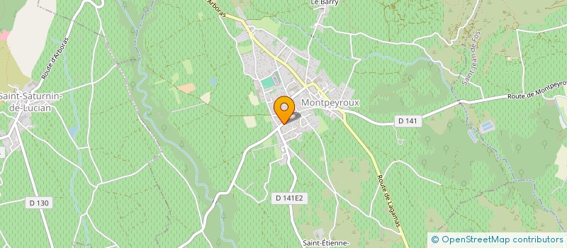 localisation de l'entreprise SCI DES OLIVETTES  MONTPEYROUX