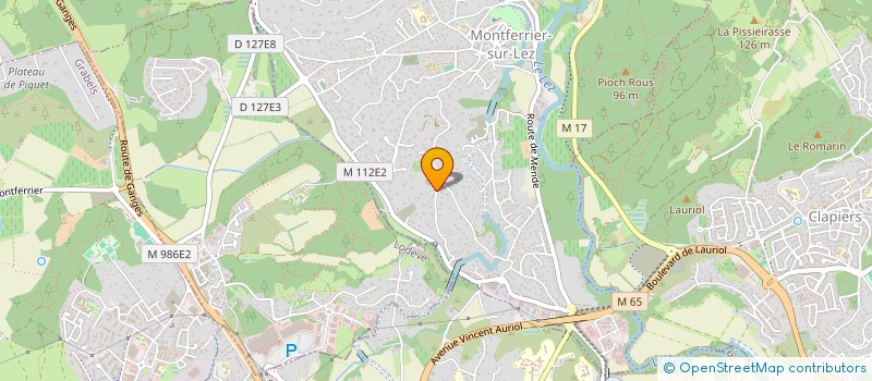 localisation de l'entreprise SCI DES OLIVETTES  MONTFERRIER-SUR-LEZ