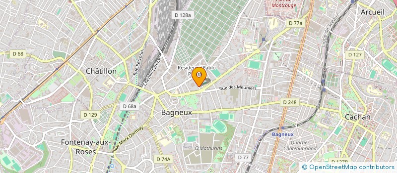 localisation de l'entreprise SCI DES OLIVETTES à BAGNEUX