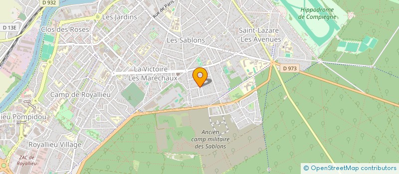 localisation de l'entreprise SCI DES OLIVIERS  COMPIEGNE