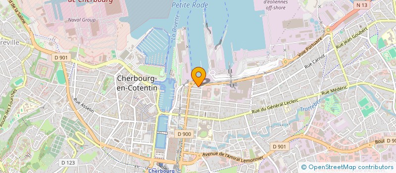 localisation de l'entreprise SCI DES OLIVIERS à CHERBOURG-EN-COTENTIN