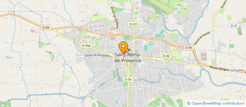 localisation de l'entreprise SCI DES OLIVIERS  SAINT-REMY-DE-PROVENCE