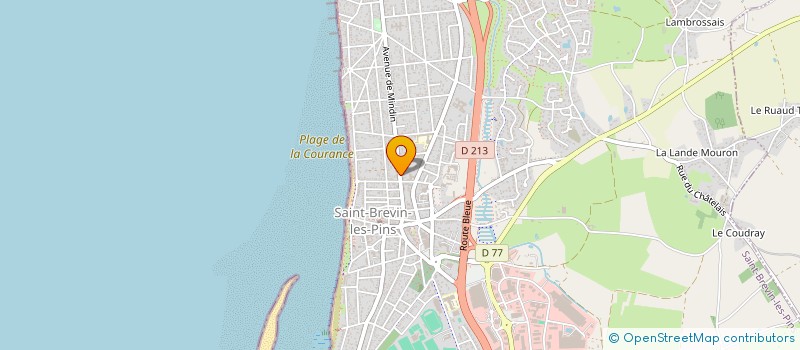 localisation de l'entreprise SCI DES OLIVIERS à SAINT-BREVIN-LES-PINS