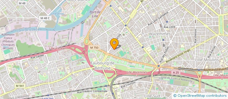 localisation de l'entreprise SCI DES OLIVIERS à LILLE