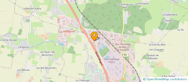 localisation de l'entreprise SCI DES OLIVIERS  VERN-SUR-SEICHE