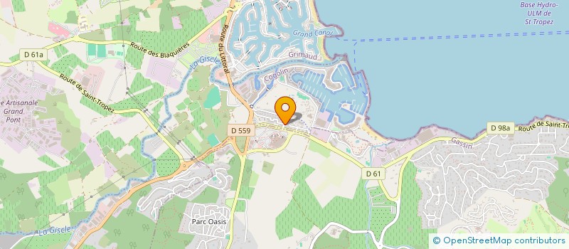 localisation de l'entreprise SCI DES OLIVIERS à COGOLIN