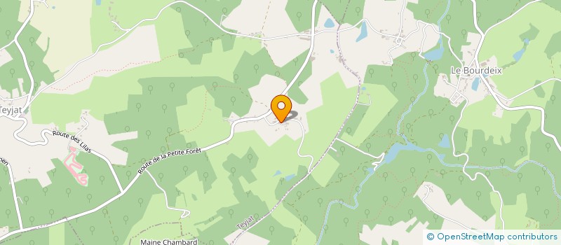 localisation de l'entreprise SCI DES OLIVIERS  TEYJAT