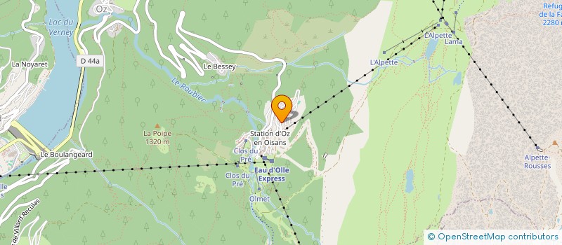 localisation de l'entreprise SCI DES OLIVIERS  OZ