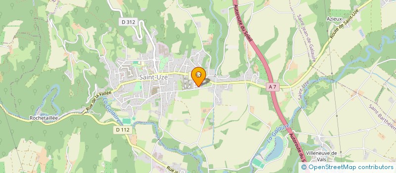 localisation de l'entreprise SCI DES OLIVIERS  SAINT-UZE