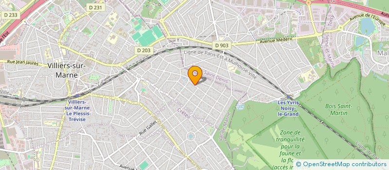 localisation de l'entreprise SCI DES OLIVIERS  VILLIERS-SUR-MARNE