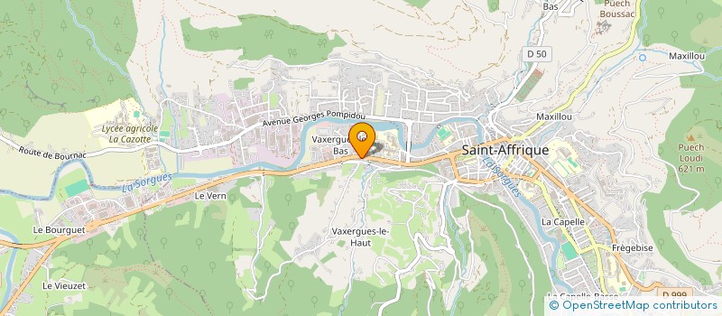 localisation de l'entreprise SCI DES OLIVIERS  ST-AFFRIQUE