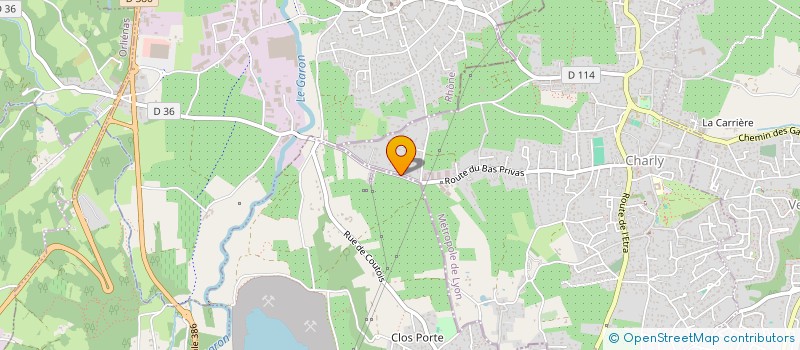 localisation de l'entreprise SCI DES OLIVIERS  CHARLY