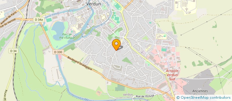 localisation de l'entreprise SCI DES OLIVIERS à VERDUN