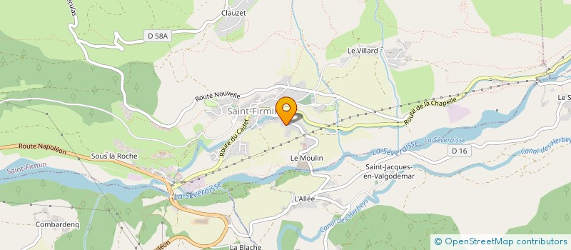 localisation de l'entreprise SCI DES OLIVIERS à SAINT-FIRMIN