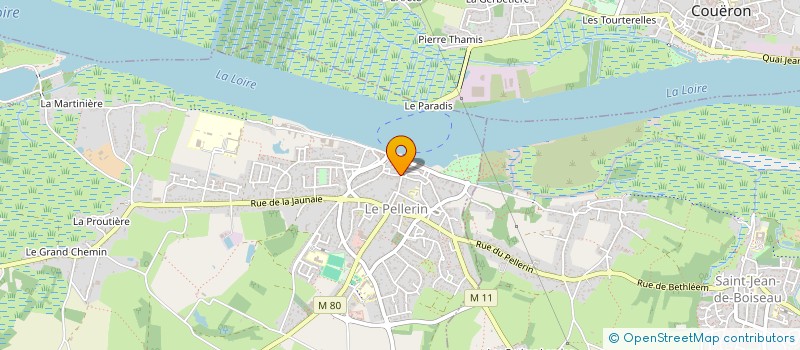 localisation de l'entreprise SCI DES OLIVIERS  LE PELLERIN