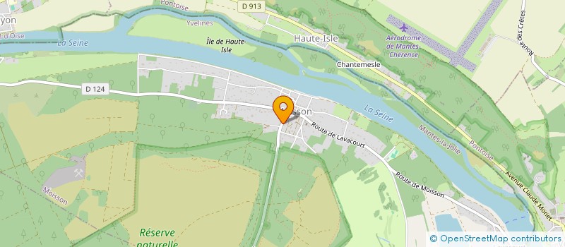 localisation de l'entreprise SCI DES OLIVIERS  MOISSON