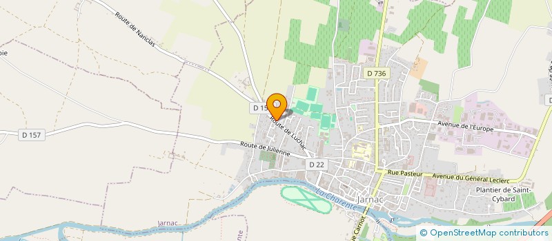localisation de l'entreprise SCI DES OLIVIERS à JARNAC