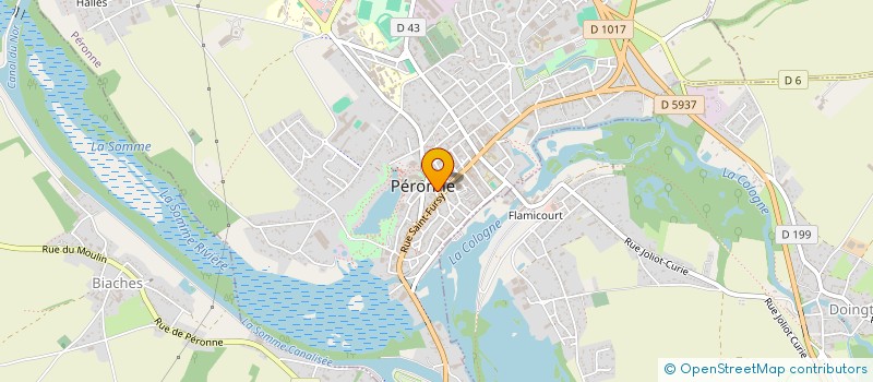 localisation de l'entreprise SCI DES OLIVIERS à PERONNE
