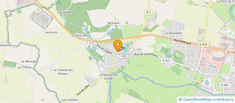 localisation de l'entreprise SCI DES OLIVIERS à LONRAI
